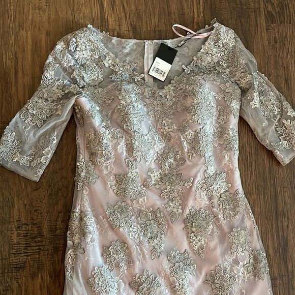 NWT La Femme - 29379 Lace Formal Dress - size 16. Perfect Condition! - Picture 11 of 12